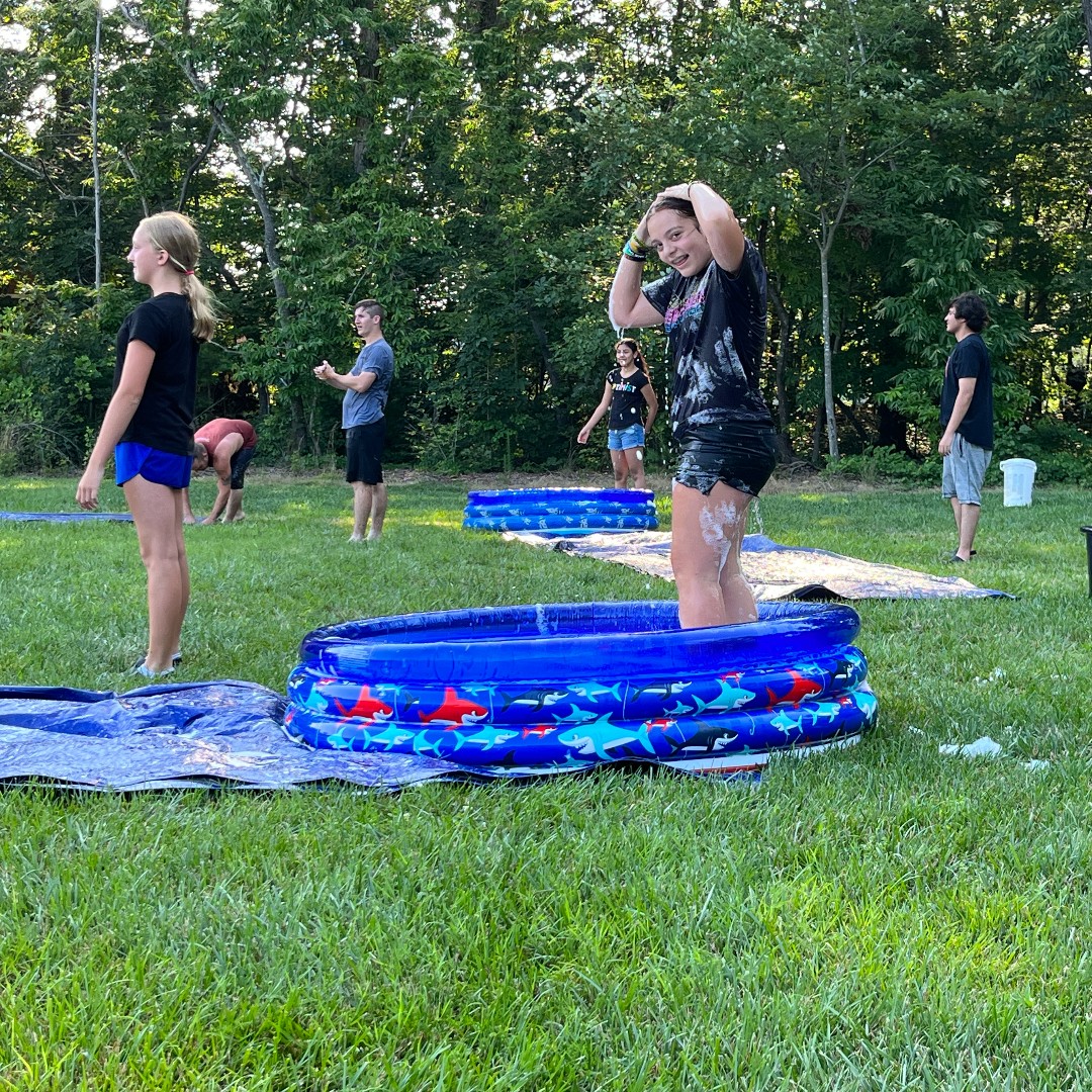 NLstudents247's tweet photo. Slip n Slide Kick Ball was a Splash! #newlife247 #nlstudents247 https://t.co/eoyiiGQlrJ