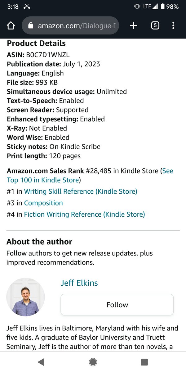 Jffelkins's tweet photo. The new book is climbing the charts! 

Go get The Dialogue Doctor Will See You Now at any place you buy books online. https://t.co/ZqPV3PuYVo