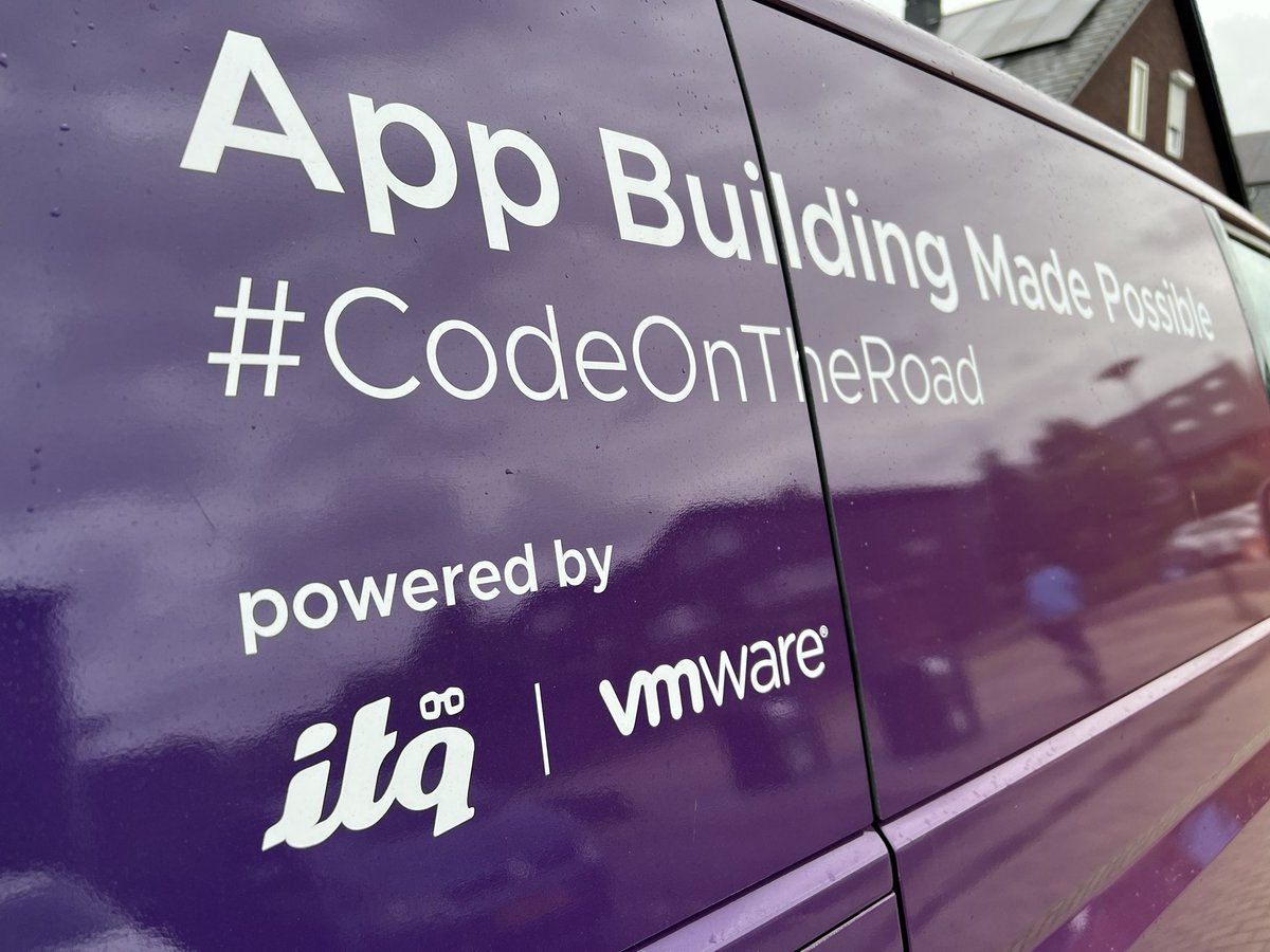 Martijn_van_Tol's tweet image. Maybe… if we start our trip 🚐 now, and do some of that 👩‍💻👨‍💻#CodeOnTheRoad 🛣️ we’ll be there just in time for that #VMware {code} Hackathon! 🏁🇳🇱🇺🇸😎 #itqlife 🧡