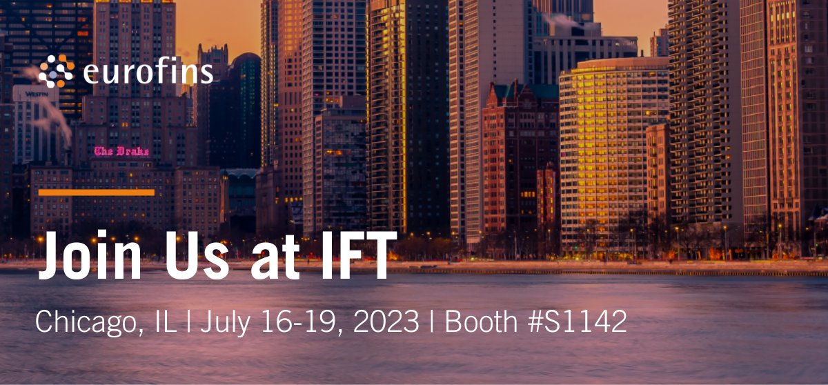 eurofinsusfood's tweet image. Just two weeks until IFT First 2023! Stop by #S1142 July 16–19. Our experts will be there to answer all your Eurofins questions. Let's find your solution!

Learn more about Eurofins at IFT: ow.ly/xiJC50OYFqo

#IFTFIRST