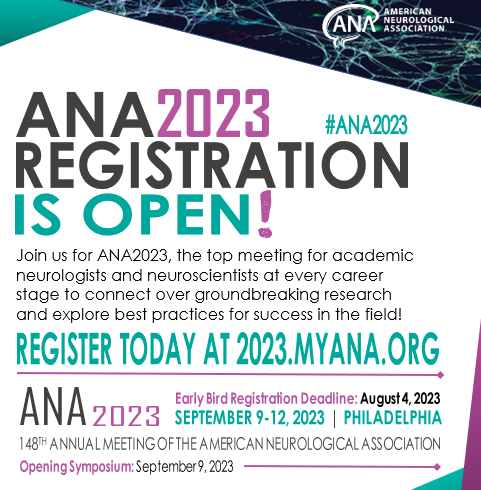 ANA2023 is only 68 days away! Have you registered? Don't delay - register today! 2023.myana.org/registration-i… #ANA2023 #Neurology #neuroscience