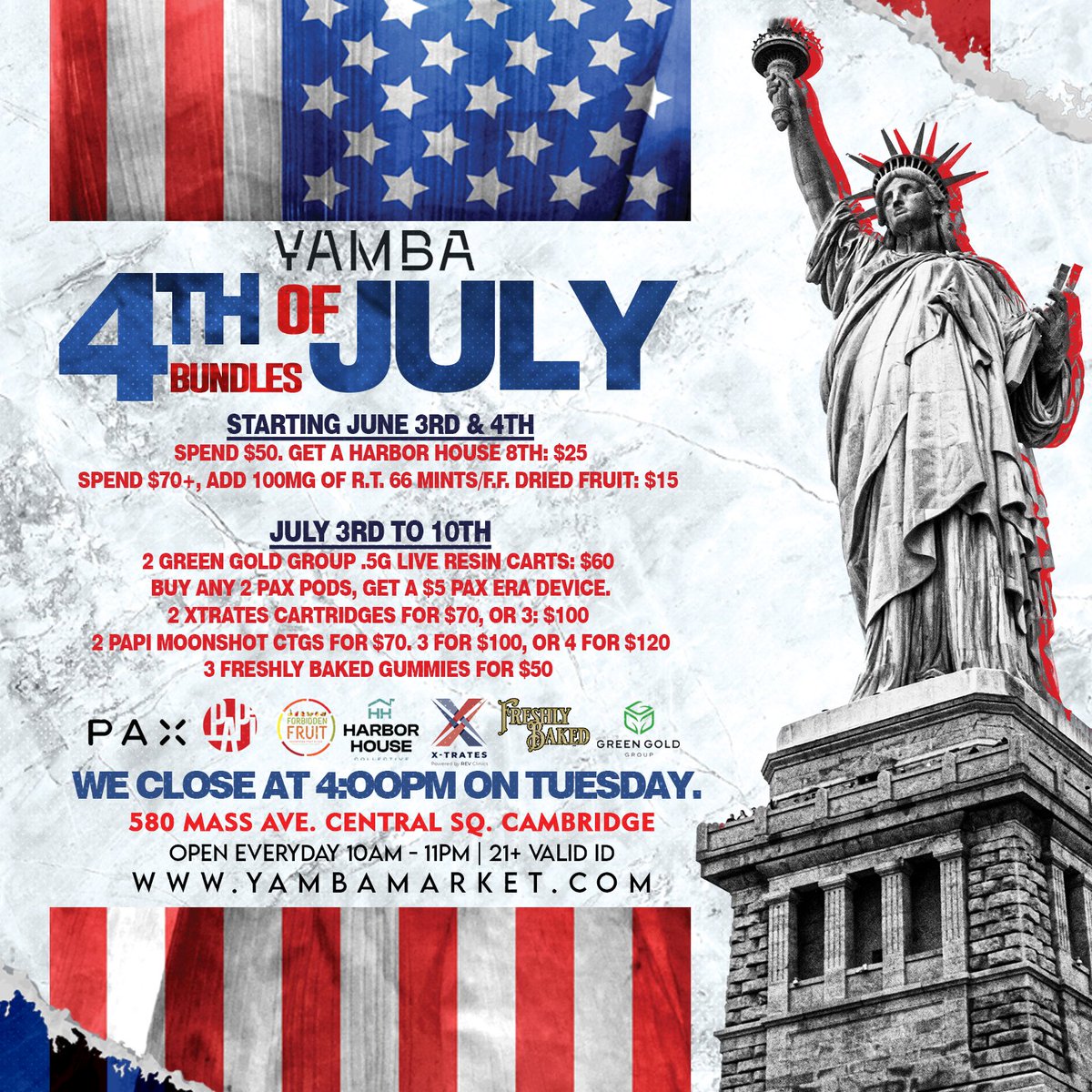 Stop by and get laced in time for #IndependenceDay