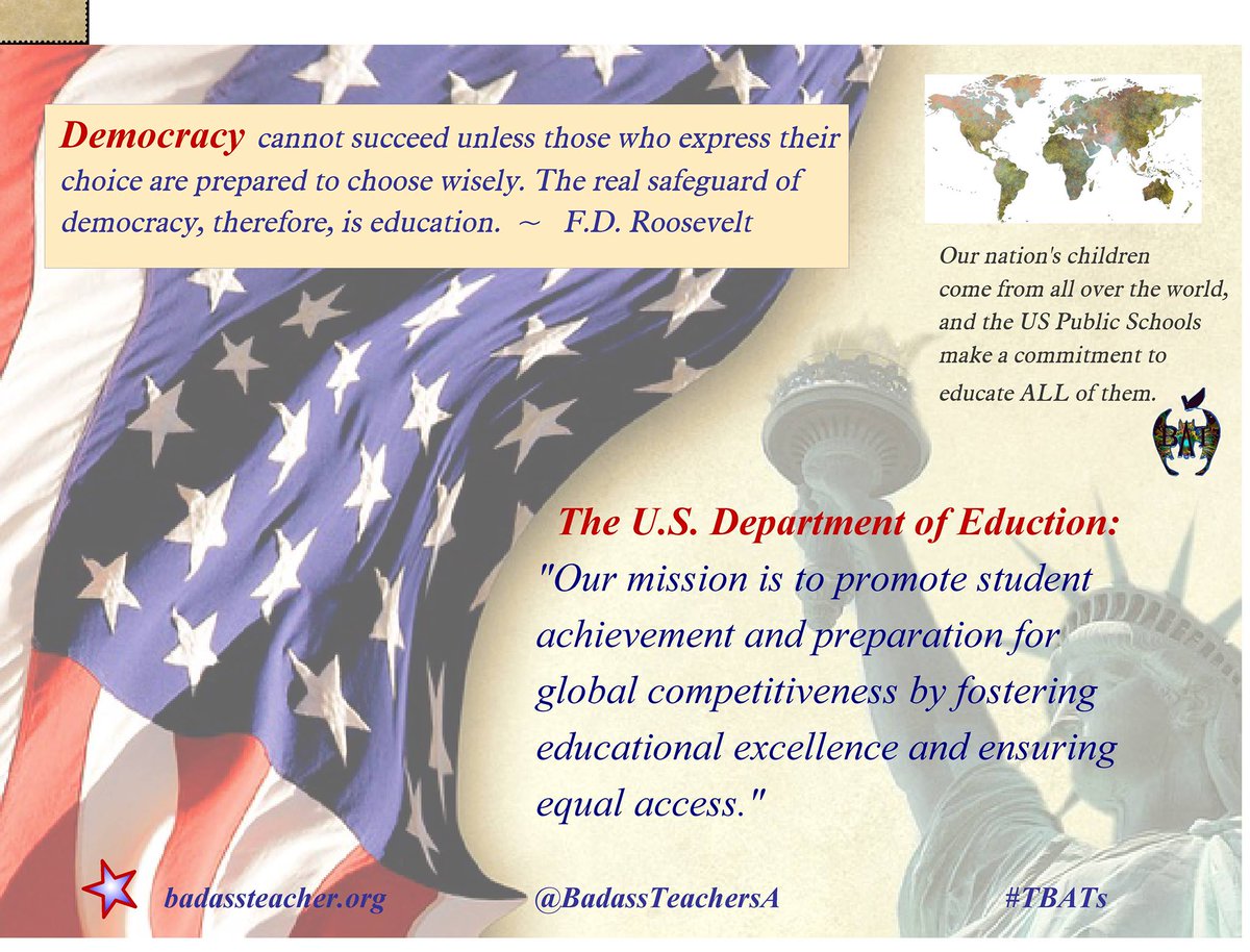 NYStateBATs (@nystatebats) on Twitter photo The real safeguard of democracy is public education. And it's under attack from the right. Defend democracy. Defend public schools. #July4thWeekend #TBATs <a href="/VirginiaBATs/">Virginia BATs</a> <a href="/BATs_DC/">DC BATs</a> <a href="/BATsDelaware/">DE BadassTeachers</a> <a href="/PennBat/">PA BATs R Pro Charter Reform</a> <a href="/MarylandBAT/">Maryland BAT</a> <a href="/OhioBATs/">Ohio BATs</a> <a href="/MIBATS/">Michigan BATS</a> <a href="/NoCarolinaBATs/">NoCarolinaBATs</a> <a href="/SoCarolinaBATs/">South Carolina BATs</a> #NEARA2023 The real safeguard of democracy is public education. And it's under attack from the right. Defend democracy. Defend public schools. #July4thWeekend #TBATs <a href="/VirginiaBATs/">Virginia BATs</a> <a href="/BATs_DC/">DC BATs</a> <a href="/BATsDelaware/">DE BadassTeachers</a> <a href="/PennBat/">PA BATs R Pro Charter Reform</a> <a href="/MarylandBAT/">Maryland BAT</a> <a href="/OhioBATs/">Ohio BATs</a> <a href="/MIBATS/">Michigan BATS</a> <a href="/NoCarolinaBATs/">NoCarolinaBATs</a> <a href="/SoCarolinaBATs/">South Carolina BATs</a> #NEARA2023