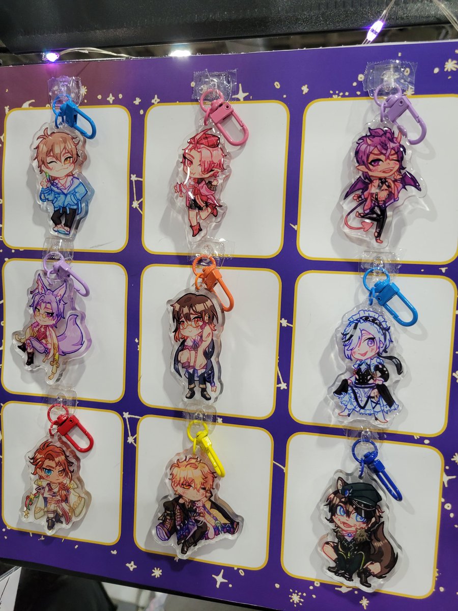 SinclairityK's tweet photo. Speaking of new art, got my #NUcarnival charms just in time for the con! If you're at #AnimeExpo2023 , swing by L26 to pick up ya boys ;3 https://t.co/zqK4xCrXRi