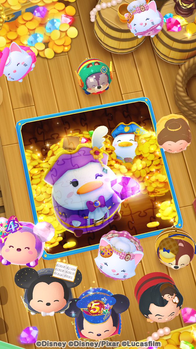 norikol17's tweet photo. ドナルドたちと宝探しの冒険をしたよ！
#ディズニー #Disney #ツムツム  #トレジャーハント
https://t.co/wpoJcJfkZa https://t.co/YQlkFhiUrd