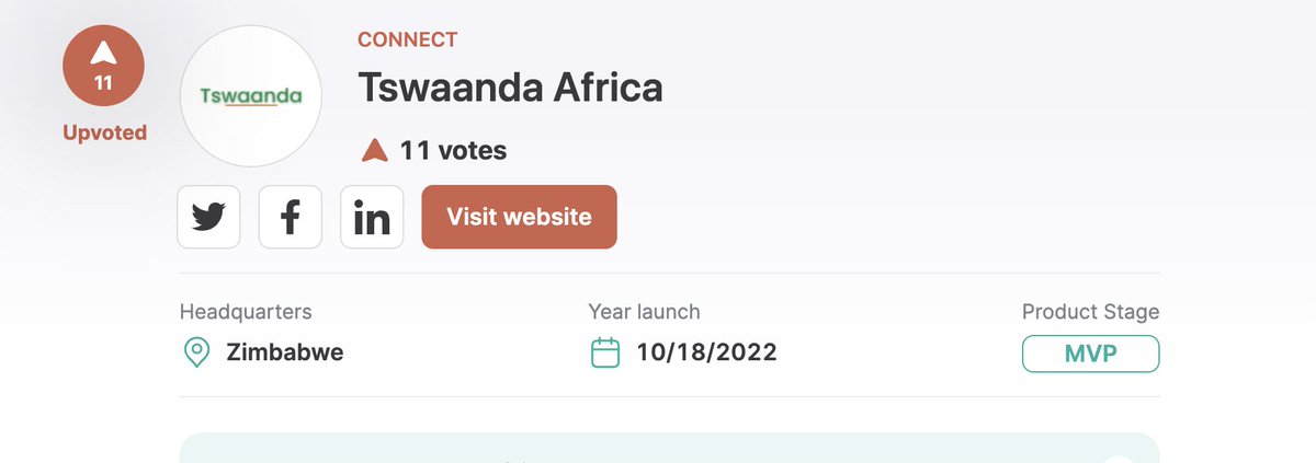crnyirenda's tweet photo. Our company @tswaanda has been featured on the @Official_NODO  Grants Leaderboard.  Please vote for Tswaanda  here: https://t.co/t1zUPDe4eI

Note => you have to create an account for you to upvote. 

#NODO #Tswaanda #Africa https://t.co/RYas4jUxQB