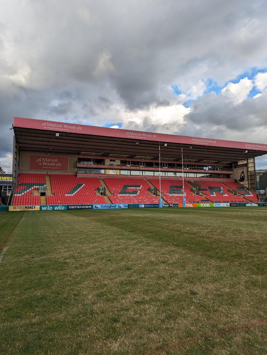 Parking up at the home of @LeicesterTigers for Checkpoint 5 of the @rally_ev. If the RM1 played rugby, what position would it play? #evrally #CP5 #Europcar #LeicesterTigers #collaboration #netzero