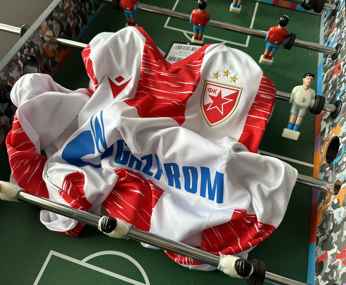COMPETITION TIME!!!

How would you like to win this marvellous Red Star Belgrade shirt from the 2020/21 season. We have one for the winner in Medium or Large, complete with long sleeves.

Winner will have a choice of name and number, and of course we will supply all the trimmings