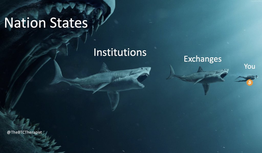 TheBTCTherapist's tweet photo. Don’t give them your #Bitcoin https://t.co/jMiDd1HKQR