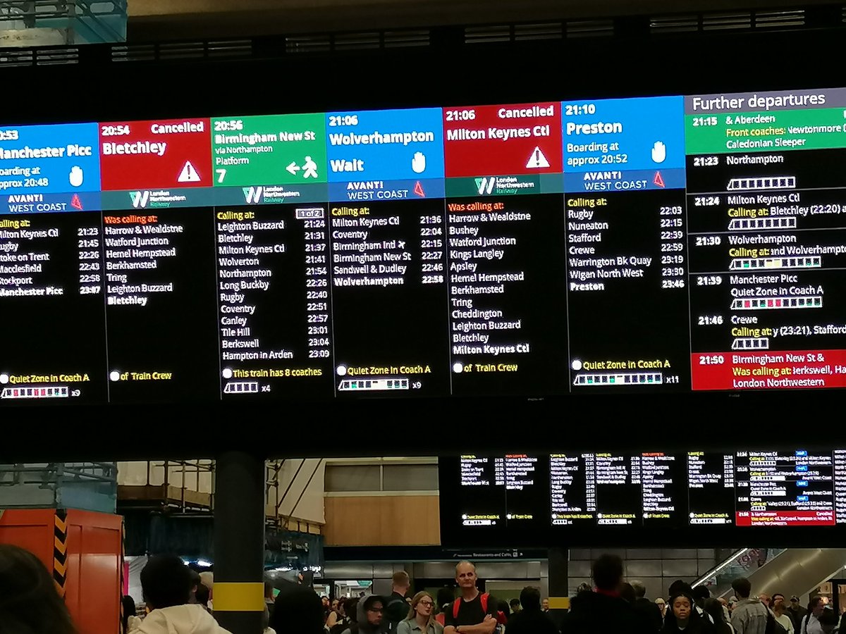 Always nice to see all your trains cancelled after a particularly long stint in the lab...