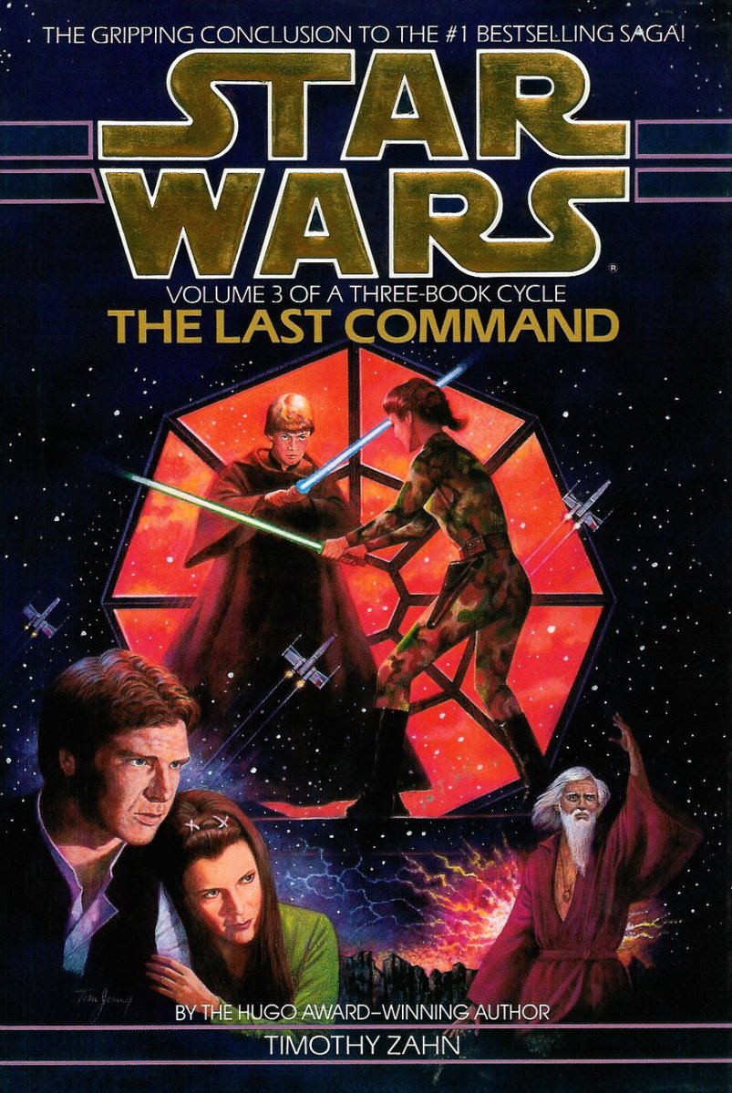 Not been reading for weeks, tut tut!🙄
Time for a reread of this piece of class!
#StarWarsBooks #ThrawnTrilogy #TheLastCommand 💙