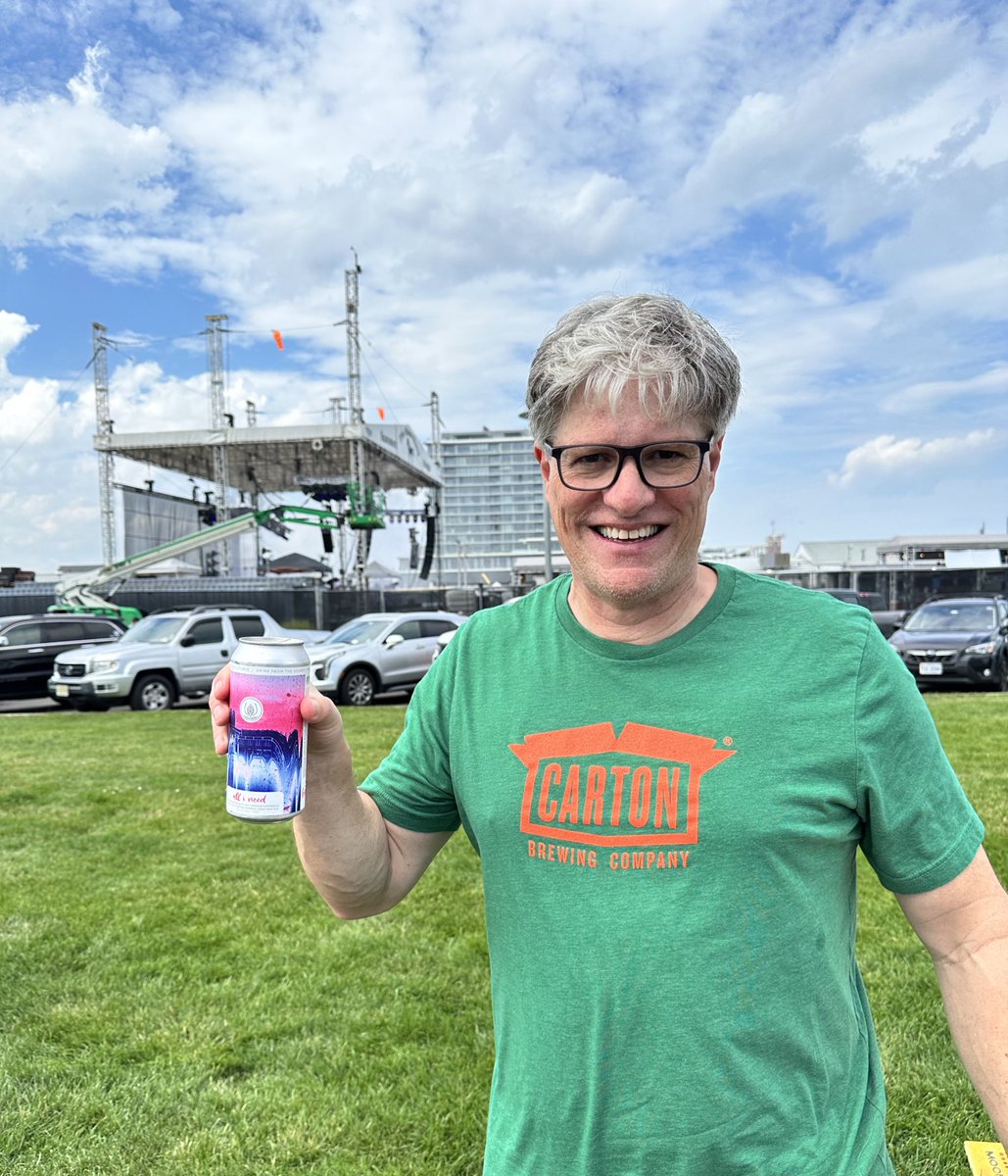 TomMarshall111's tweet photo. This is #AllINeed at @goosetheband soundcheck at @thestonepony, drinking #SourceBrewing special beer for the occasion! https://t.co/AUXtNEAD1q