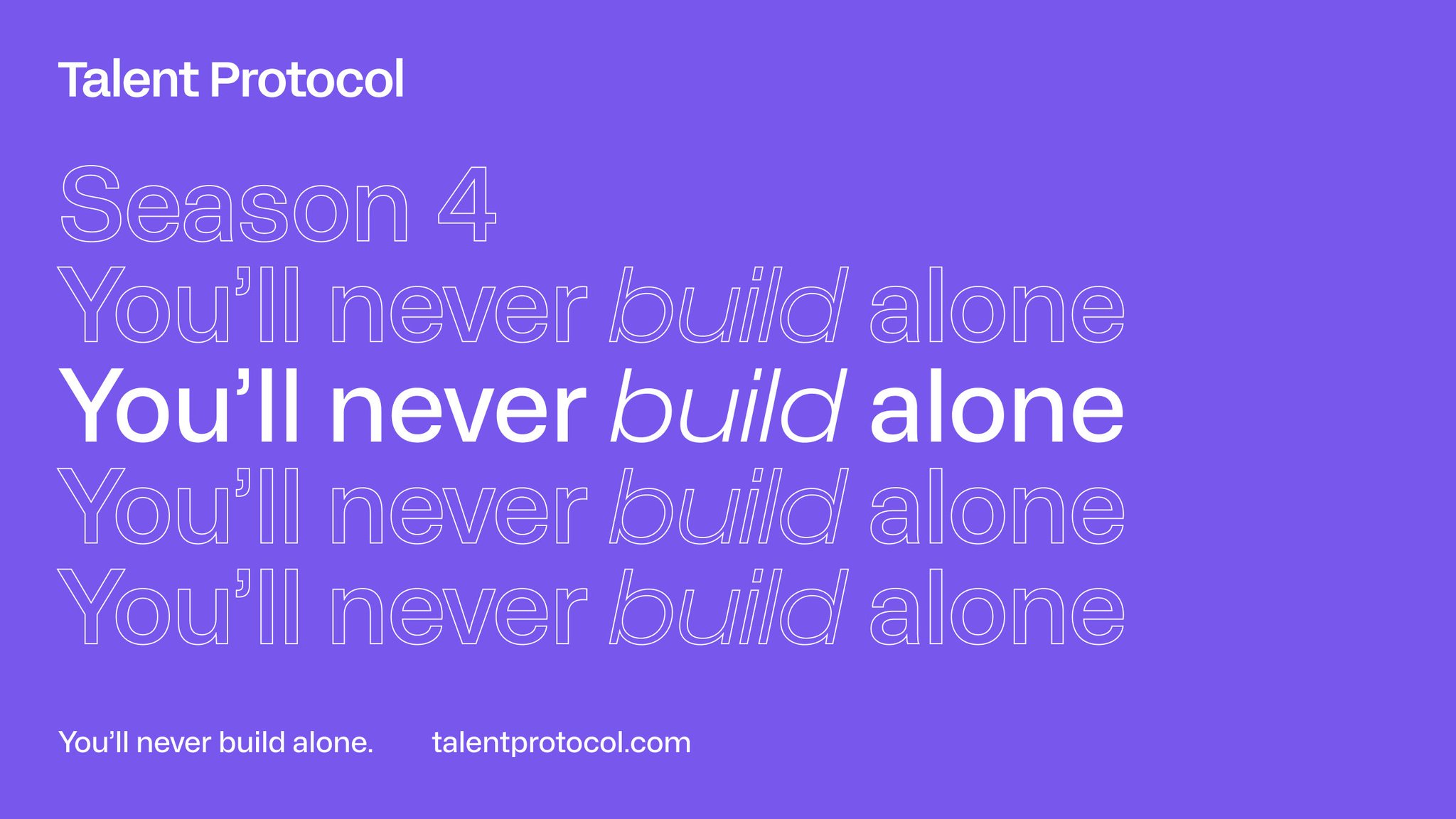 Talent Protocol On Twitter рџњџ Exciting News рџњџ Introducing Season 4 Of