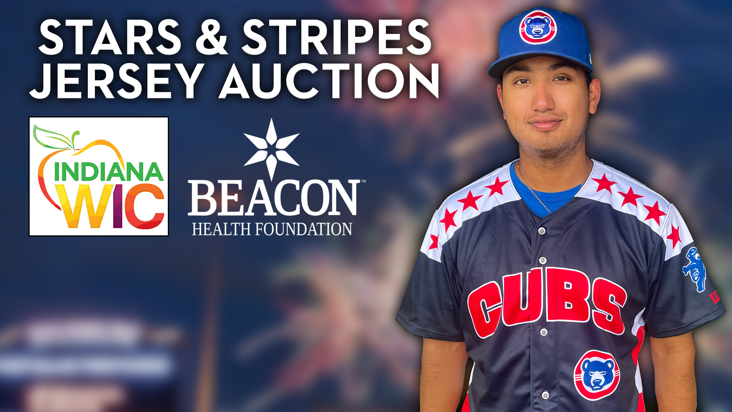 South Bend Cubs on X: 🇺🇸 JERSEY AUCTION 🇺🇸 The #SBCubs Stars