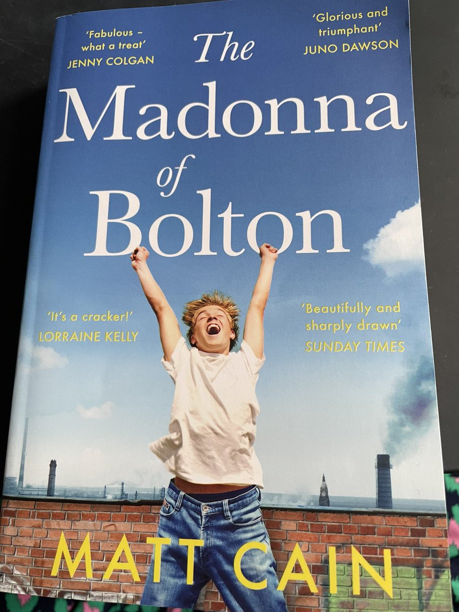 pickaress's tweet photo. Brilliant to have @MattCainWriter join the @B33R_at_33 book club this evening via zoom to answer questions about his fabulous The Madonna of Bolton, growing up in Bolton in the ‘80s and being bullied at school. #readingforpleasure #Bolton https://t.co/bpQPQQs02Q