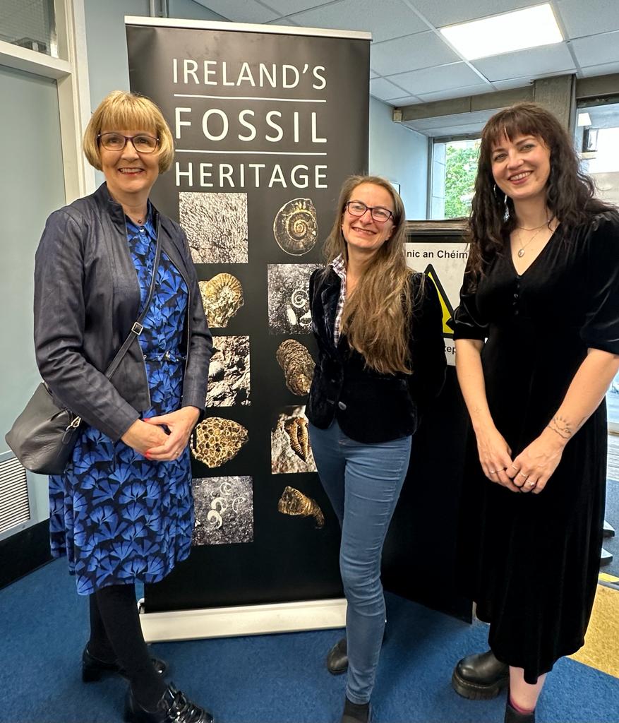 Arts meets science - fabulous photography of Irish fossils in Cork City Library @corkcitylibrary Well done to @jesscfranklin of @uccBEES @MariaMcN_palaeo Congrats to all photographers. Photographs also on display @CorkAirport