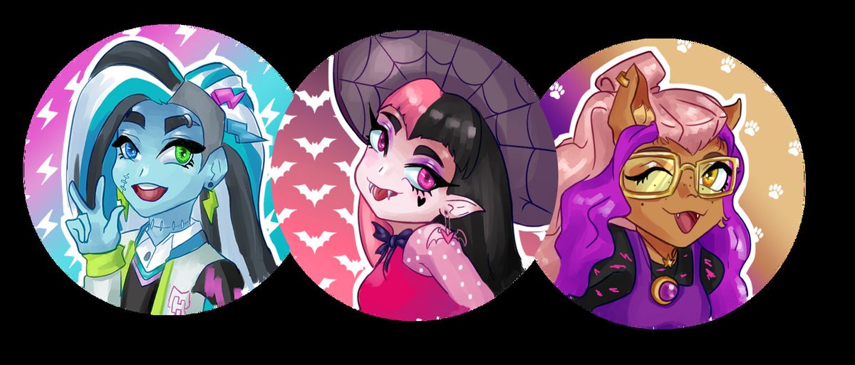 SinclairityK's tweet photo. Got a few new buttons too >:3 #MonsterHigh https://t.co/xv0BqCDo3j