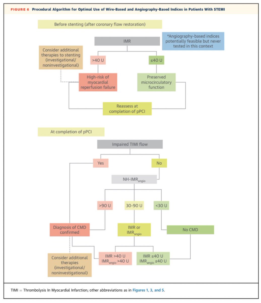 #CoronaryPhysiology #Microcirculation MICROVASCULAR DYSFUNCTION Assessment: in acute S T E M I • wire-based & • angio-derived indices 👇 jacc.org/doi/10.1016/j.… 👋 @MdScarsini @GiovanniLuigiD1 @hect2701 Dr Flavio Ribichini #CMR #AngioDerivedIMR