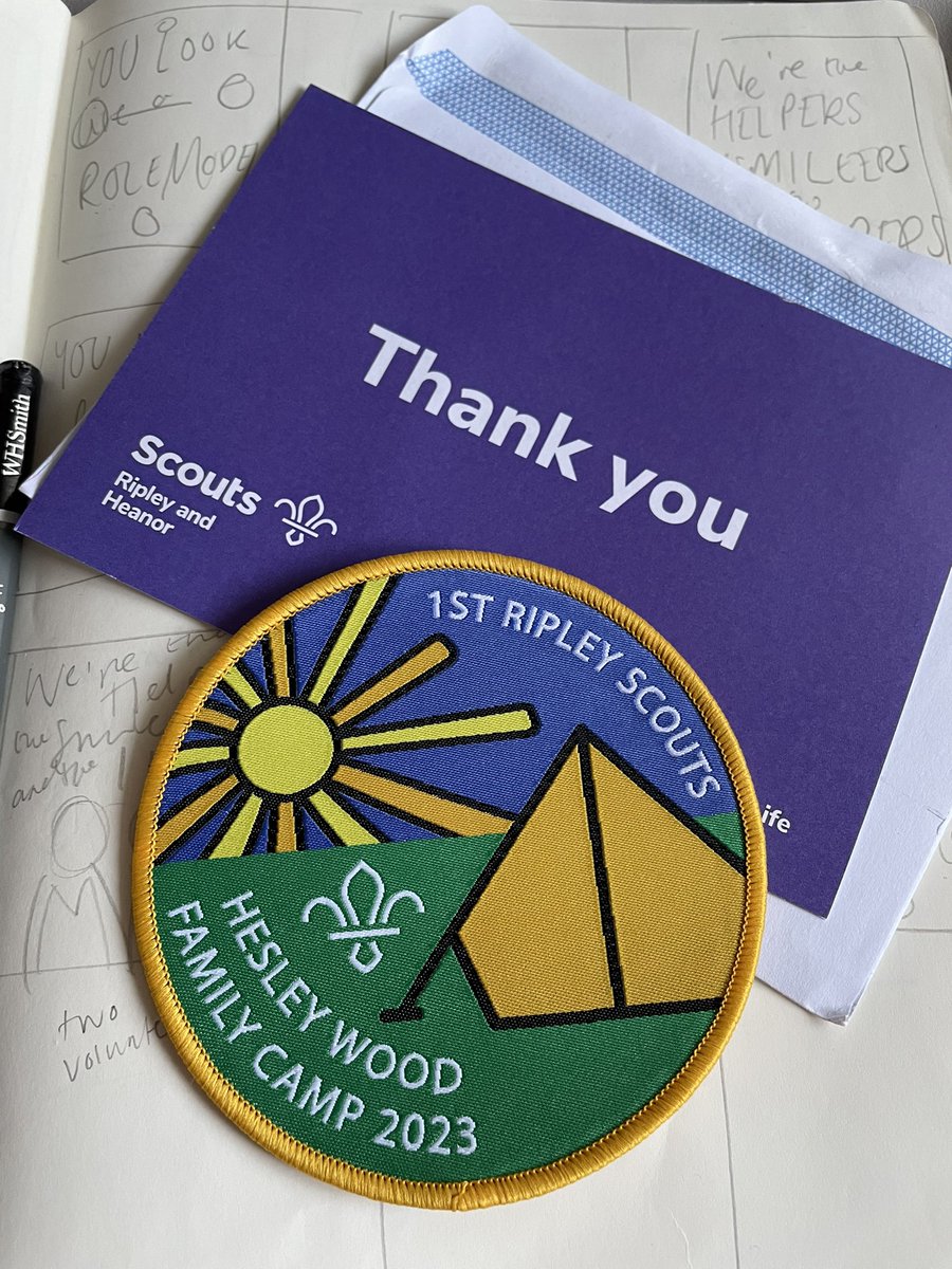 Amy Booth (@amybooth896) on Twitter photo Never gets old seeing what you’ve designed in real life! Great to get the badge I helped design for <a href="/1stRipleyScouts/">1st Ripley Scouts</a> Family camp! Thanks <a href="/MichaelHawley95/">Michael Hawley</a> it will take up a silly amount of space on my camp blanket too 😀👩🏻💻 Never gets old seeing what you’ve designed in real life! Great to get the badge I helped design for <a href="/1stRipleyScouts/">1st Ripley Scouts</a> Family camp! Thanks <a href="/MichaelHawley95/">Michael Hawley</a> it will take up a silly amount of space on my camp blanket too 😀👩🏻💻