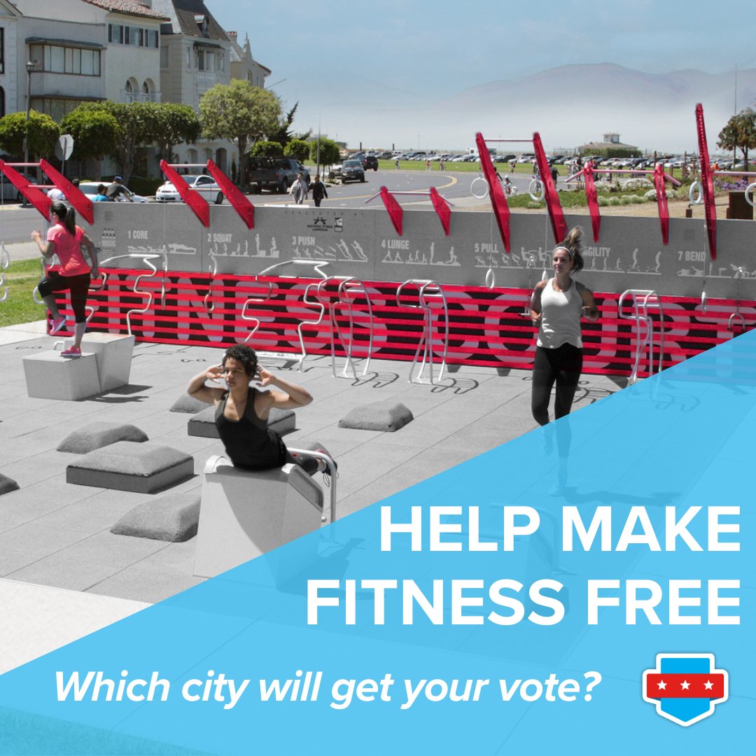 National Fitness Campaign (@natfitcampaign) on Twitter photo Which city will be the lucky recipient of the <a href="/MuscleMilk/">MUSCLE MILK</a> Fitness Court®?! #Atlanta 🍑 #LosAngeles 🏙️ or #Orlando 🌴
It's all up to YOU! Help bring free fitness to one lucky community today!
Cast your vote before 7/7 by visiting pulse.ly/354oem9yqy.
#FitnessCourt Which city will be the lucky recipient of the <a href="/MuscleMilk/">MUSCLE MILK</a> Fitness Court®?! #Atlanta 🍑 #LosAngeles 🏙️ or #Orlando 🌴
It's all up to YOU! Help bring free fitness to one lucky community today!
Cast your vote before 7/7 by visiting pulse.ly/354oem9yqy.
#FitnessCourt
