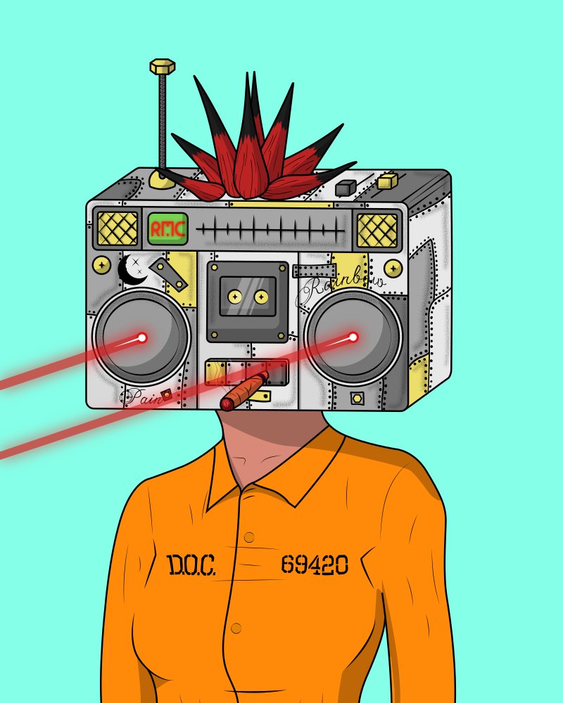 Stay laser focused 'cause on 🎉 July 16th 🎉 the Radioheads from the Radiohead Music Club go live on sale for the first time 🎇👀🚀

#NFT #digitalart #MATIC #PolygonCommunity #Polygon #NFTsales #NFTCollection