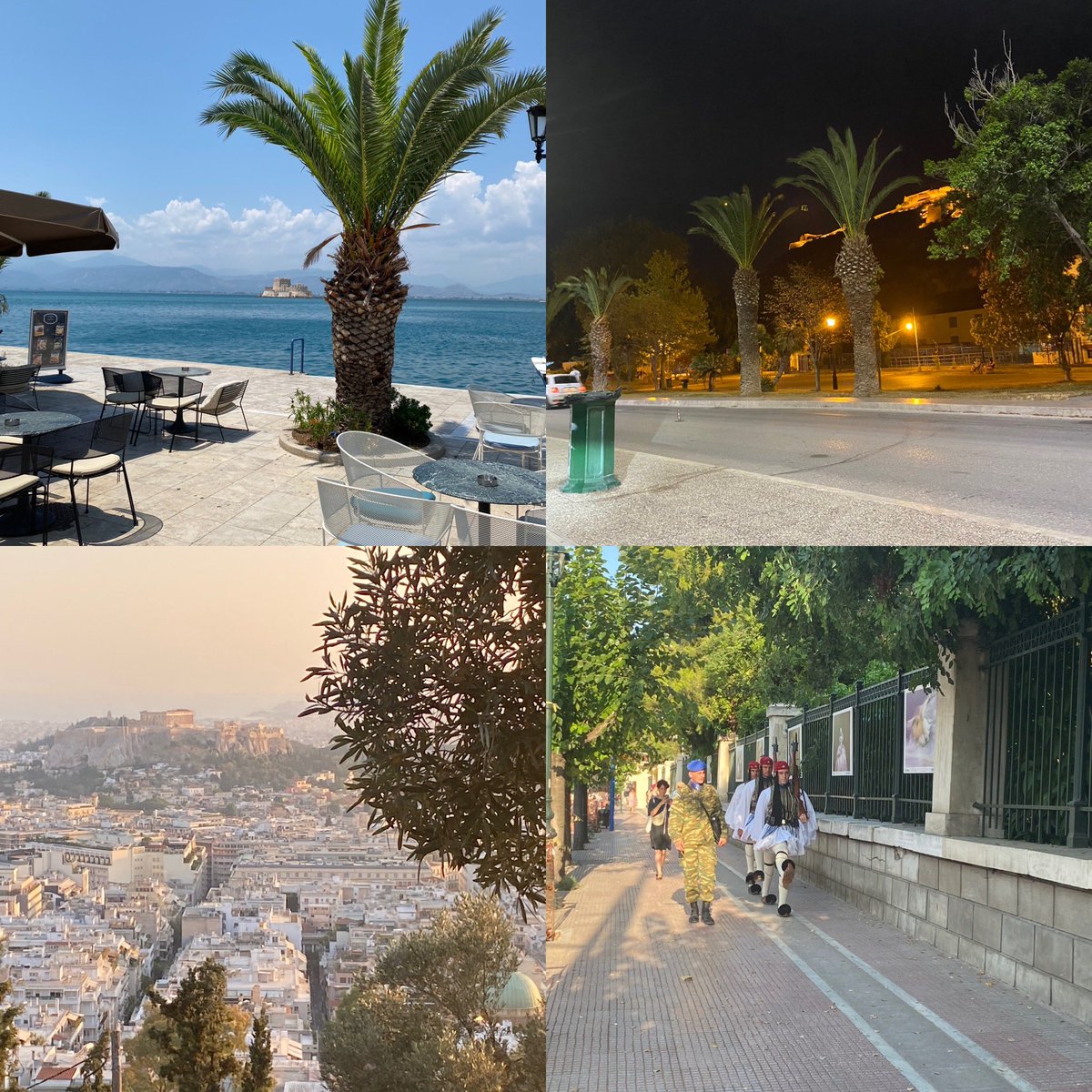 Nafplio the original capital of Greece and Athens modern day capital of Greece.🇬🇷💙