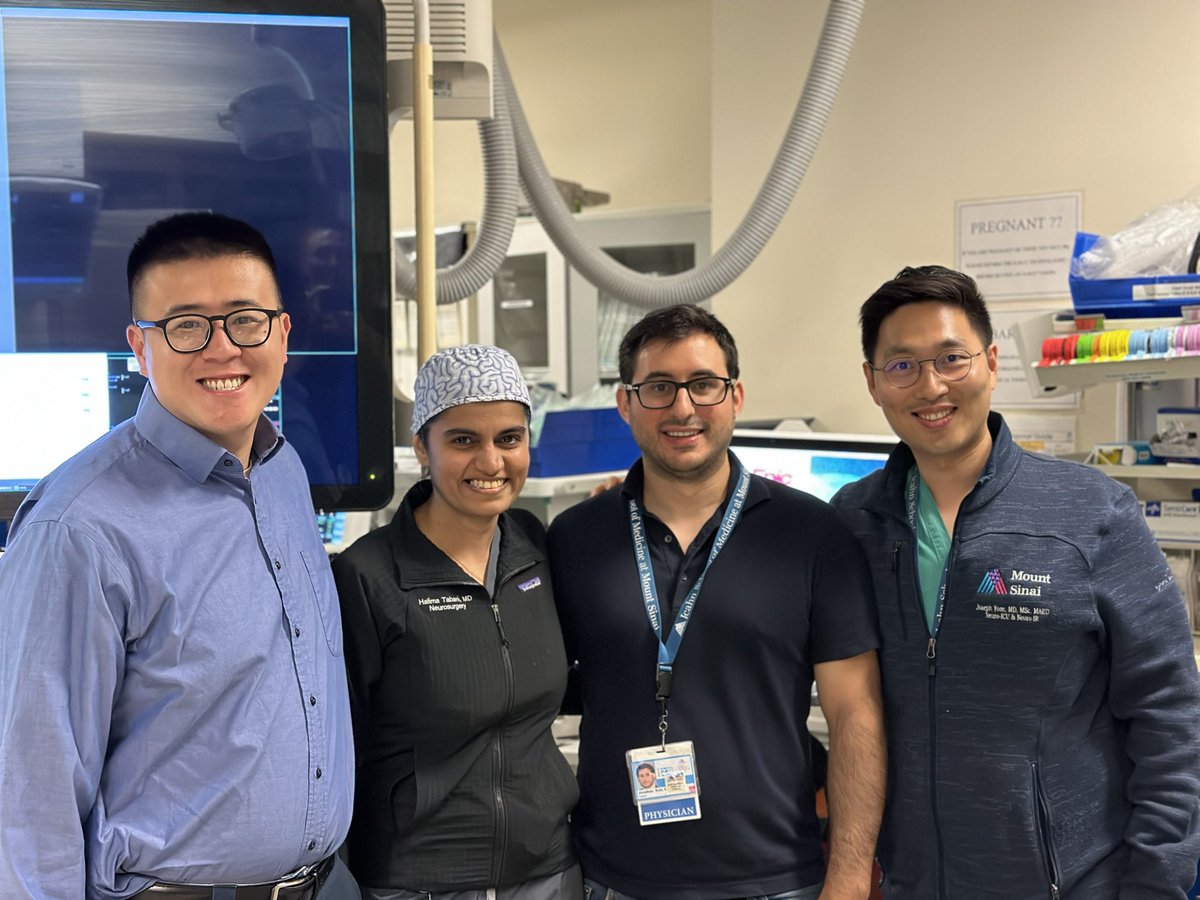 Shahram Majidi, MD (@majidishahram) on Twitter photo Welcome to Sinai Endovascular Fellows class 2023-2024:
Jonathan Sisti from Columbia
Philip Guan from NYU
Joseph Yoon from Harvard
And our very own <a href="/hali_tab/">Halima Tabani</a> <a href="/MountSinaiNeuro/">Mount Sinai Neurosurgery</a> <a href="/MountSinaiNYC/">Mount Sinai Health System</a>
<a href="/SNISinfo/">SNIS Info</a> <a href="/cvsection/">CV Section</a> <a href="/svinsociety/">SVIN</a>
#SinaiCV #aneurysm #AVM #stroke #BCI #VOGM Welcome to Sinai Endovascular Fellows class 2023-2024:
Jonathan Sisti from Columbia
Philip Guan from NYU
Joseph Yoon from Harvard
And our very own <a href="/hali_tab/">Halima Tabani</a> <a href="/MountSinaiNeuro/">Mount Sinai Neurosurgery</a> <a href="/MountSinaiNYC/">Mount Sinai Health System</a>
<a href="/SNISinfo/">SNIS Info</a> <a href="/cvsection/">CV Section</a> <a href="/svinsociety/">SVIN</a>
#SinaiCV #aneurysm #AVM #stroke #BCI #VOGM