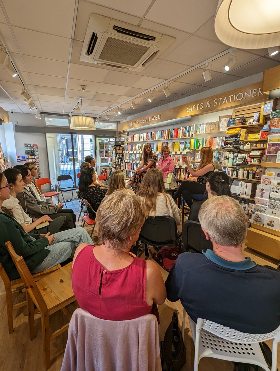 An engaging event this evening <a href="/Waterstones829/">Waterstones St. Neots</a> discussing some important topics including rape culture, toxic masculinity and stalking with the amazing and brilliantly colour co-ordinated <a href="/ckellyrose/">Cameron Kelly Rosenblum</a> <a href="/GinaBlaxill/">Gina Blaxill</a> 

Thank you to <a href="/JoannaClaire_S/">Joanna Claire is querying 🕯️✨</a> for being a fab chair! <a href="/HotKeyBooks/">Hot Key Books ✨📚</a>