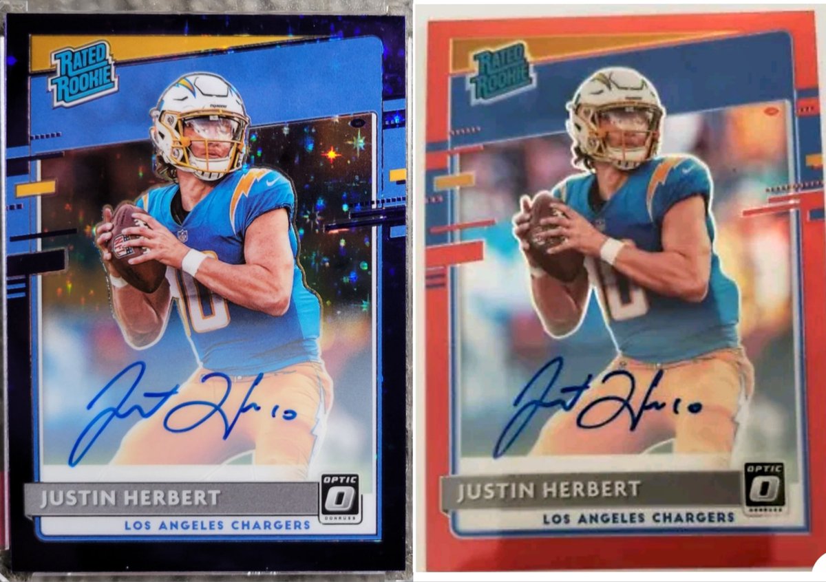 atlanta_cards's tweet photo. Out of curiosity, 

Which card do you prefer/would you spend more money on?

Both are #/50! Assume identical condition.

Purple Stars /50
Red /50

Retweets greatly appreciated! https://t.co/LJEovUoBpA