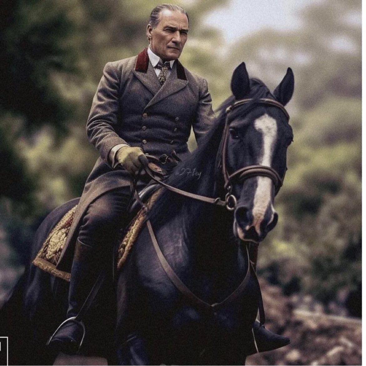 Sadece #cumhuriyet değil Atları da seninle sevdik 💙💙🇹🇷 #gazikoşusu #Ataturk