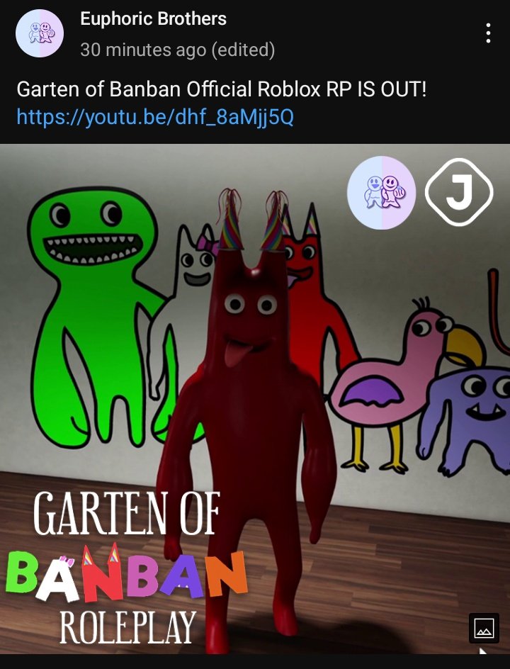 Euphoric Brothers (Faris and Ghepo) on X: Garten of Banban is now  available on mobile! Download the official version from the link in the  description here:  OR Search Garten of Banban