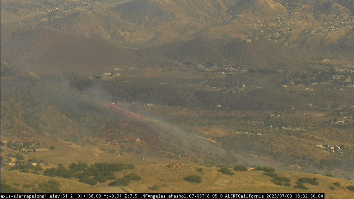 DanielFireTruck's tweet image. #PeterFire The Fire is 14 acres, got retardant around the head of the fire and is holding.
Air Tankers will be released shortly.