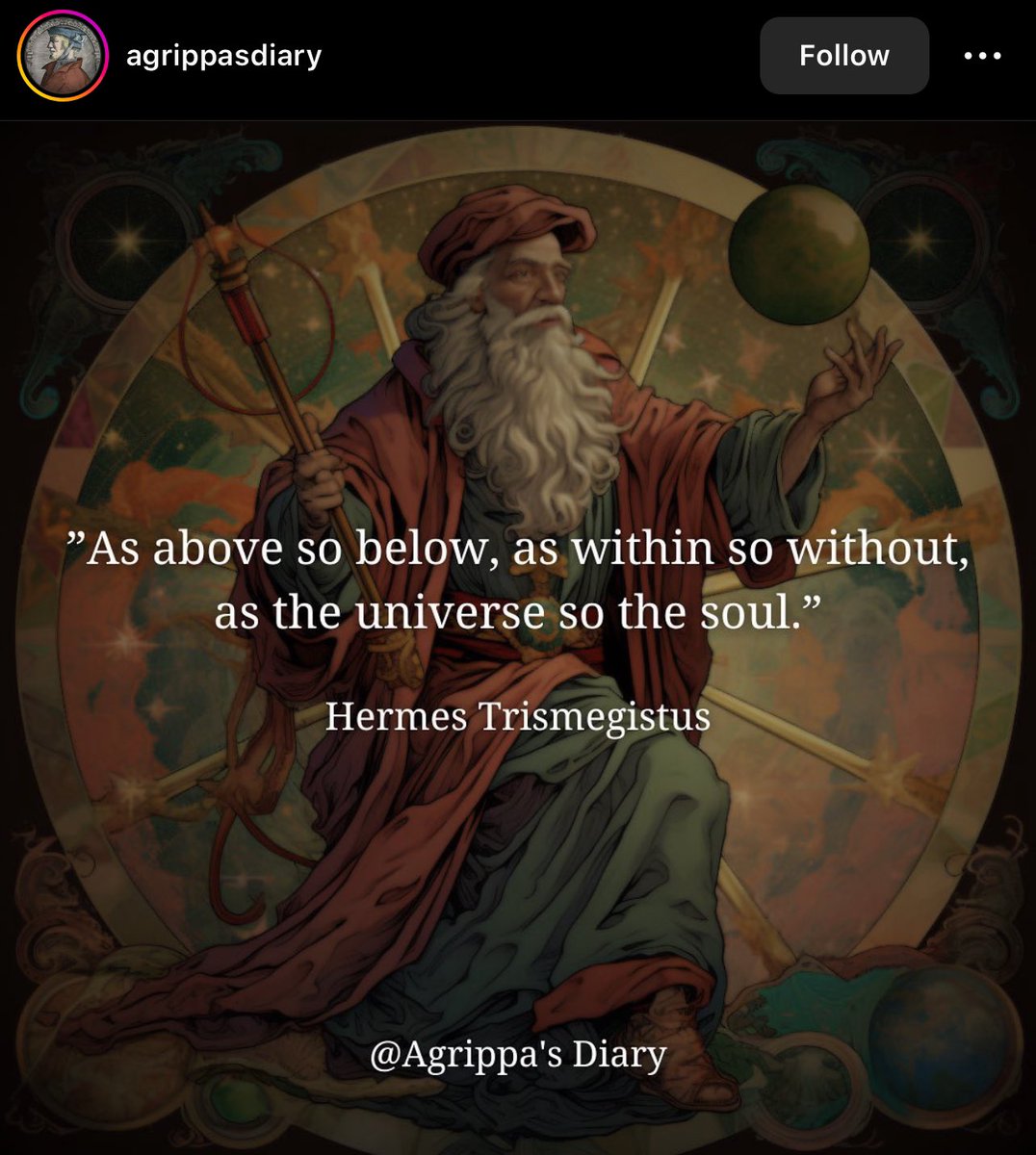 cheefdlee's tweet photo. "as above so below, as within so without, as the universe so the soul." -hermes trismegistus 
this reminded me of the point of inflection and reversal of world events that @balajis observes in the similar but opposite events and patterns in human history https://t.co/wuIgCoXAOV