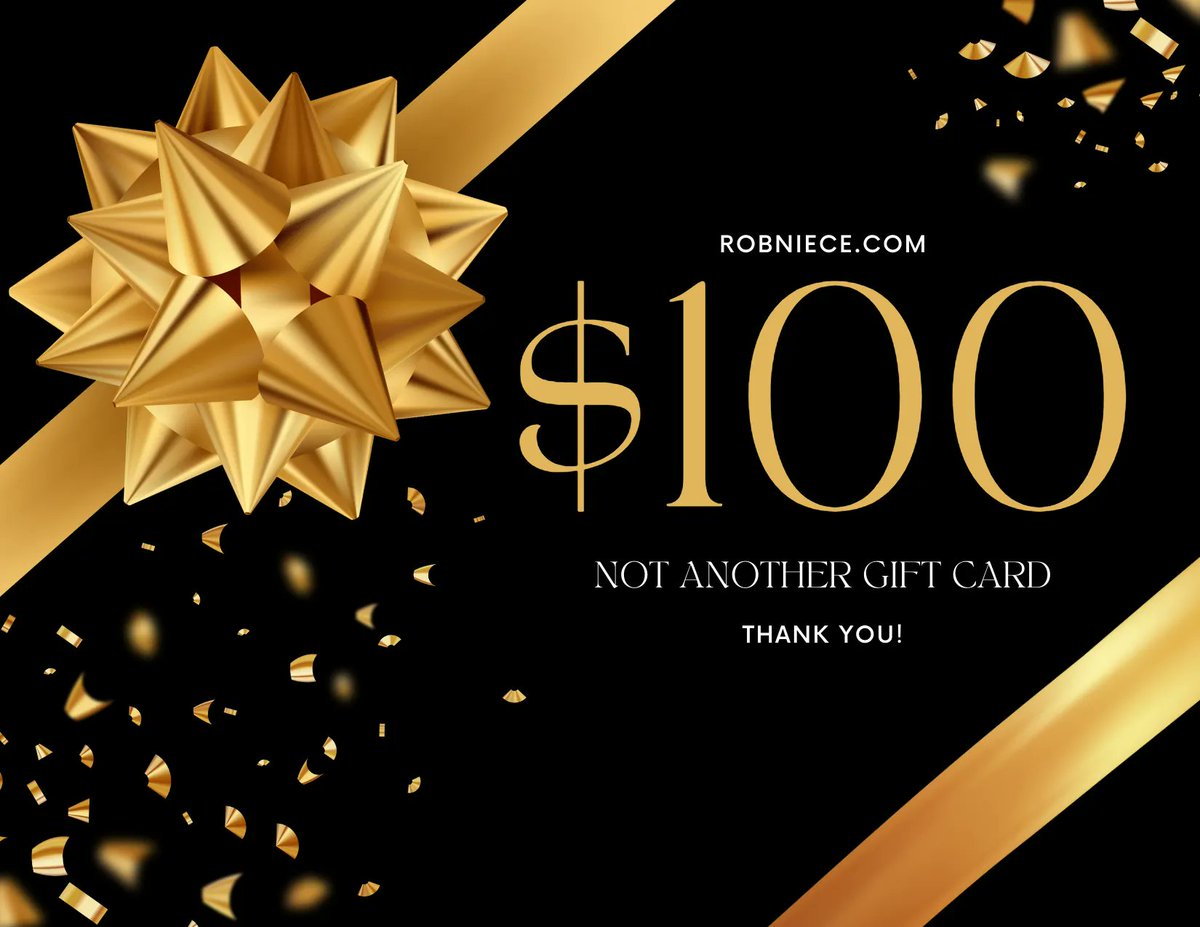 RobNiece's tweet image. NOW AVAILABLE! "Not Another Gift Card" 
shop.robniece.com/products/not-a…
#RobNiece #NotAnother