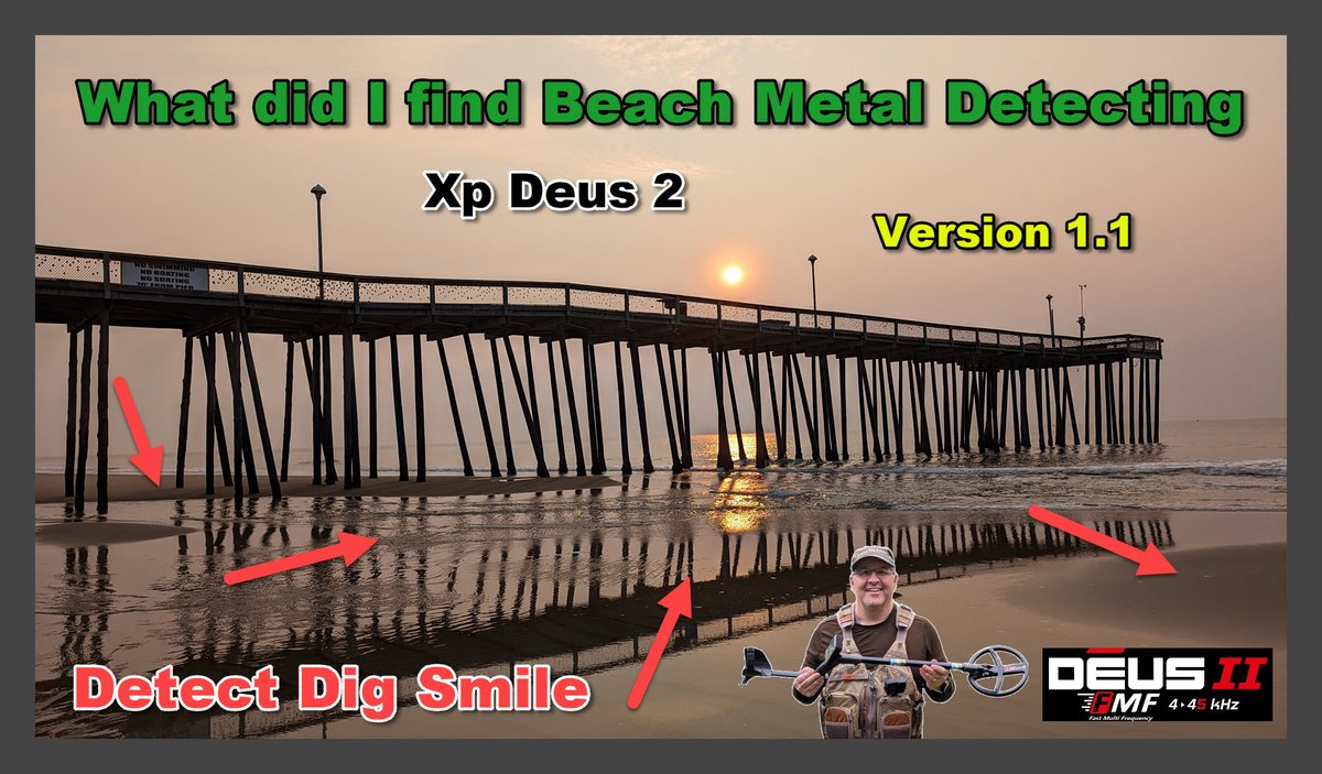 DetectDigSmile's tweet image. Day one at Ocean City Maryland, Beach Metal Detecting is on.
youtu.be/A12G25z1130