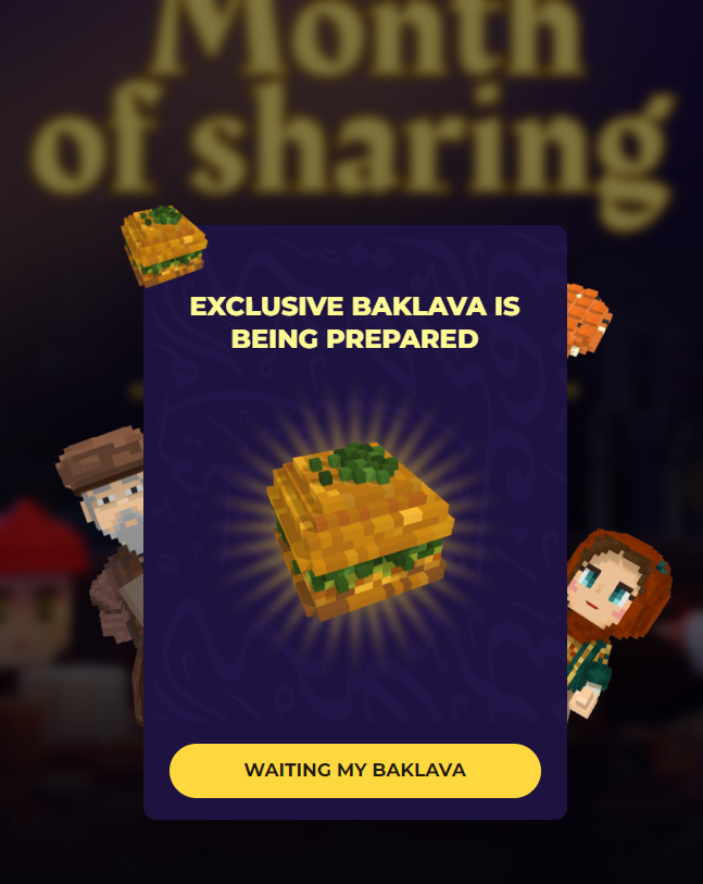 KandidlyKristen's tweet photo. IRL Baklava order has been placed, #SandFam! So excited, can't wait for it to come in #TheSandbox tin! And getting it for free for playing @TheSandboxGame will only make it that much sweeter!!!
Thanks @sandboxturkey & @borgetsebastien ๐
Not just #PlayToEarn, it's #PlayToEat ๐ https://t.co/yo8JxtfSar