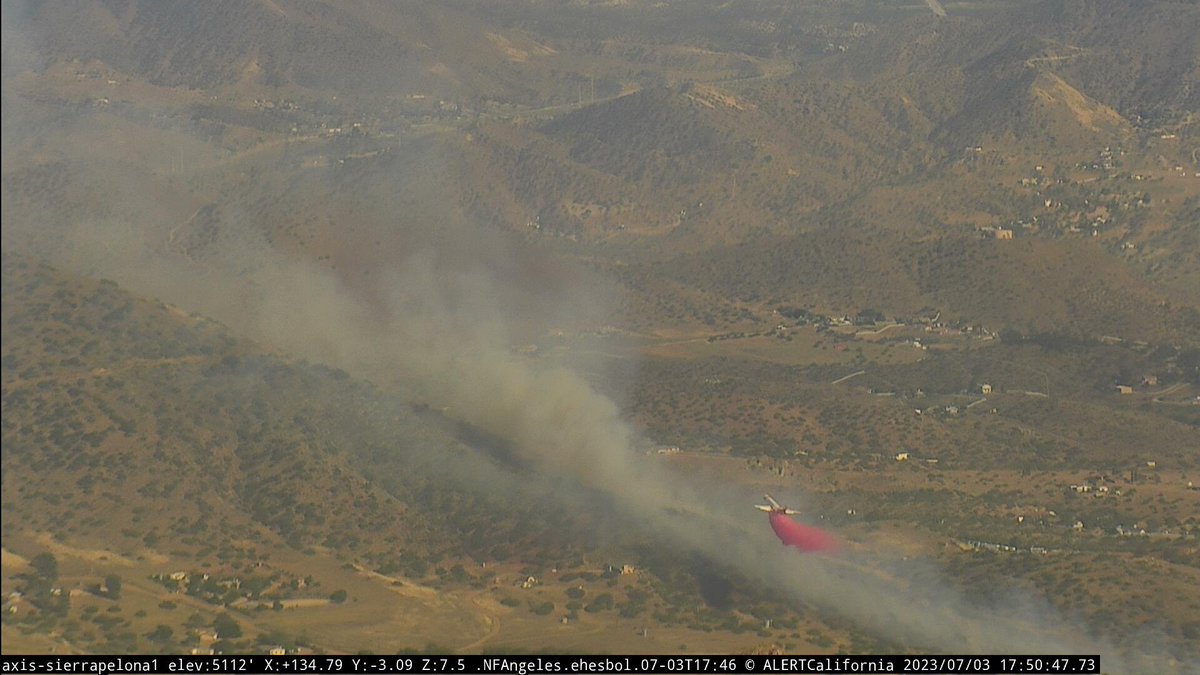 DanielFireTruck's tweet image. #PeterFire
The Fire is 50 acres, with a potential for 500 acres within the next hour.
Air Tankers 72 &amp;amp; 73 are enroute from Hemet.