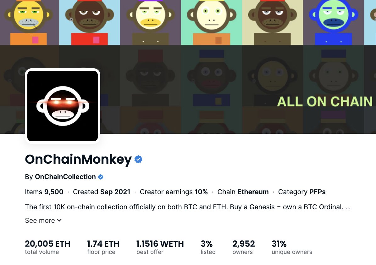 Genesis just reached 20K in Volume 🔥  

OCM is not your average NFT project. We are building the highest-quality digital assets ⚡️ !RISE