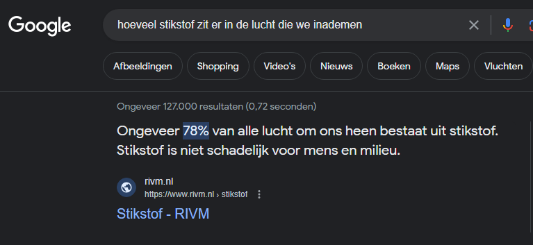 Indigorev's tweet image. Gewoon even googlen als je jezelf net als ik afvraagt waarom politici, media, en &apos;wetenschappers&apos; je wijs willen maken dat iets wat 78% uitmaakt van hetgeen je inademt slecht voor wat plantjes zou zijn....  #breaktheprogramming #factdontcareaboutfeelings