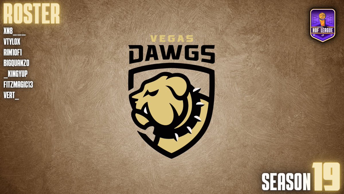 🏆@xN8___ and <a href="/LVDawgs/">Vegas Dawgs</a> have signed up for Season 19!

🏀Roster:
@xN8___
<a href="/vTylox/">Ty🖤</a>
@Rim1of1
<a href="/BigQuanzo/">Q</a>
<a href="/_kingyup/">👑KING👑</a>
<a href="/fitzmagic13/">Fitzmagic13</a>
<a href="/vert_/">Vert</a>

➡️ Register now: hof-league.com/register-szn/

<a href="/DangerrFT/">Over-Night Danger 💫</a> <a href="/Big_Brudda_PURP/">Coach Purp</a> <a href="/iNetworkSports/">iNetwork</a> <a href="/rawee_23/">rawe 🇹🇷</a> <a href="/DirtyGraphics/">DirtyGraphics</a>