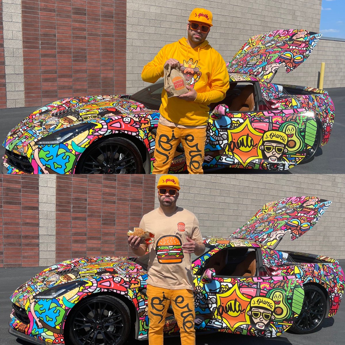 iamjpierce's tweet photo. .BIG @BurgerKing VIBES!!! J.PIERCE X BK!! HAVE IT YOUR WAY!! 👨🏽🎨🖌️🎨🙏🏽🙌🏽🔥❤️🍔👑🌎🌎🌎🌎
#jpierce #burgerking #bkallday #bkhaveityourway #whopper #burgerking🍔👑 #bkking #art #design https://t.co/gljWgdk8Tz