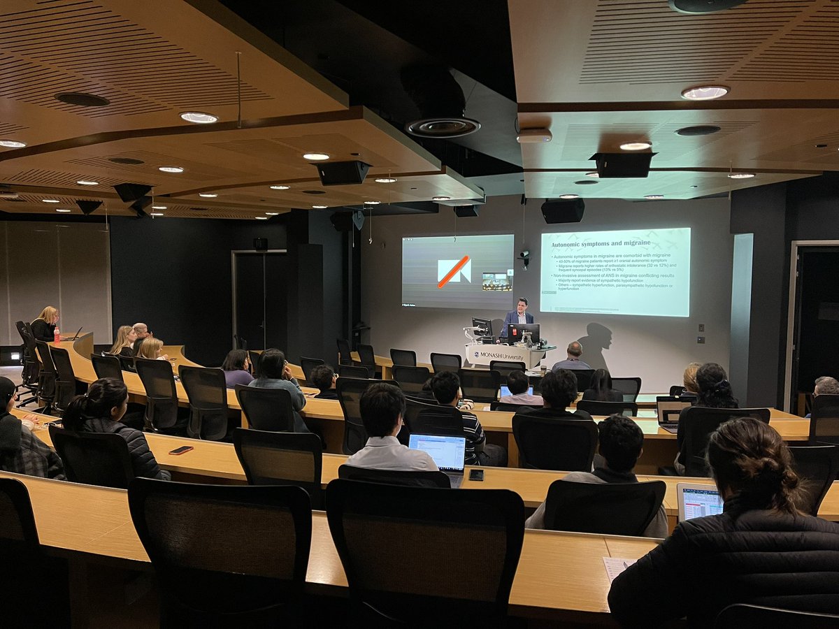 Yesterday we heard about the wonderful work from <a href="/dr_jray1/">Jason Ray</a> @MonashCCS <a href="/Alfred_Research/">Alfred Research Alliance</a> for his final #PhD presentation on #Migraine morbidity and therapies - well done Jason 👏🏻