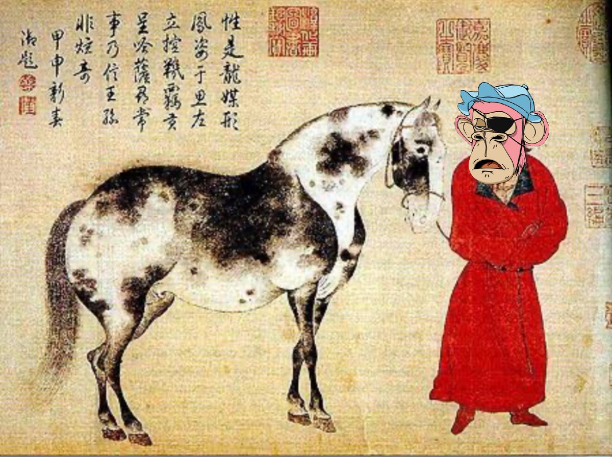 jbondwagon's tweet photo. I get messages when Bored Apes were skyrocketing saying that I am so lucky to be in this position

Now that Bored Apes are crashing, I get messages telling me I am unlucky for not selling before

“Good luck, bad luck - who really knows?”

It reminded me of this Chinese parable ⬇️

—————————————————

The Parable about the Farmer & his Fate

There once lived an old farmer. He relied on his horse to plow the fields. But one day the horse ran away. Upon hearing the news, the farmer’s neighbors rushed over to the farmer to say: “What bad luck this is. You will not have the horse during the planting season.” The farmer replied, “Bad luck, good luck - who really knows?”

A fews days later the horse, accompanied by 2 wild horses, returned to the stable. The farmer realized he could train them to help in the plow. Upon hearing the news, the farmer’s neighbors rushed over to the farmer to say: “What good luck this is. You will have 3 horses during the planting season.” The farmer replied, “Good luck, bad luck - who really knows?”

The farmer gave one untamed horse to his son. While riding, the don was thrown off & broke his leg. Upon hearing the news, the farmer’s neighbors rushed over to the farmer to say: “What bad luck this is. You will not have your son to help you during the planting season.” The farmer replied, “Bad luck, good luck - who really knows?”

A few days later, a Chinese emperor’s army came to draft the village’s eldest sons into the army. They look at the farmer’s son who has a broken leg & decided to leave him behind. Upon hearing the news, the farmer’s neighbors rushed over to the farmer to say: “What good luck this is. You are the only family that did not have their son drafted to the army” The farmer replied, “Good luck, bad luck - who really knows?”

This parable teaches us that:

1️⃣ Luck can be paradoxical. It’s your perspective & attitude towards the situation that matters

2️⃣ Every situation in life is transitory. Dark times will eventually pass. Good times will also pass. Nothing is permanent

3️⃣ It is critical to accept life as is rather than expanding energy on what could have been or should have been. Only then you can consider what’s the next best step for you

As for me, I’ve made a choice to work on building the IP of my apes with partners like @BorednHungry, @ApeBeverages, @storyverse_xyz, etc. Will this work? Idk. But that’s the step I’m taking.

Again, “bad luck, good luck - who really knows?”