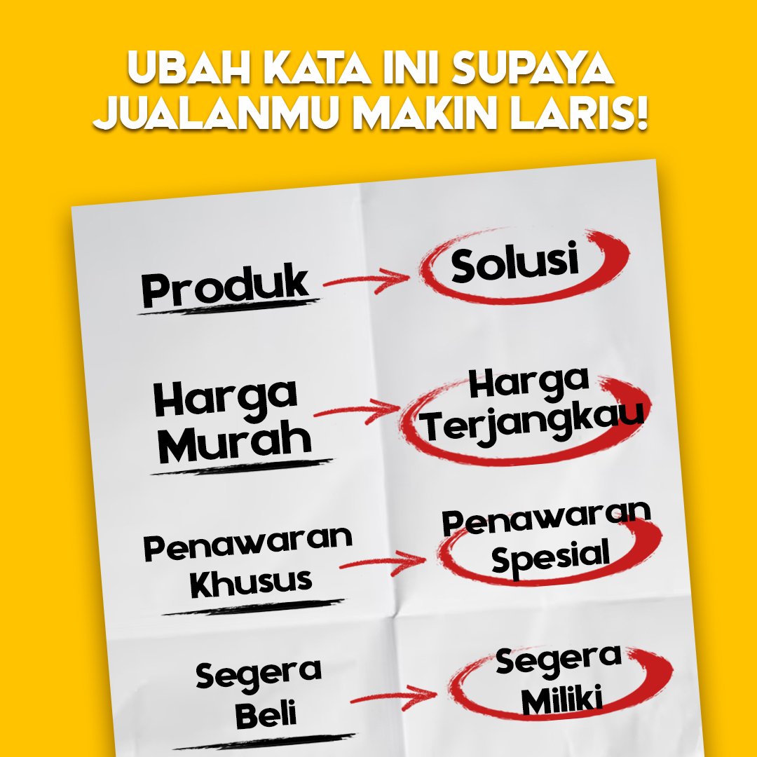 txtdrpengusaha's tweet photo. Pejuang hebat di Meksiko pernah bilang:
"π²πππ-ππππ π¨π
ππππ πΊππππππ" π«π
Jadi, jangan asal-asalan ya dalam memilih kata buat daganganmu ~
#tipspromosi #ilmudagang #txtdrpengusaha https://t.co/D6oVNpFvs6