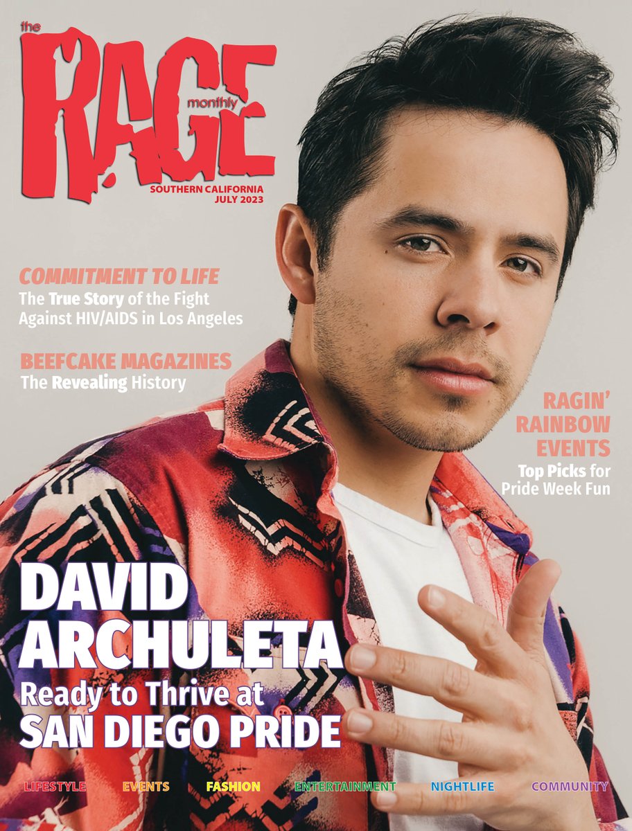 Check out our July issue at: heyzine.com/flip-book/RAGE… Hope you enjoy! #DavidArchuleta #SanDiegoPride #OutfestLA #RageMagazine #LGBTQMagazine #GaySanDiego #GayLA #GayPalmSprings #GayOC