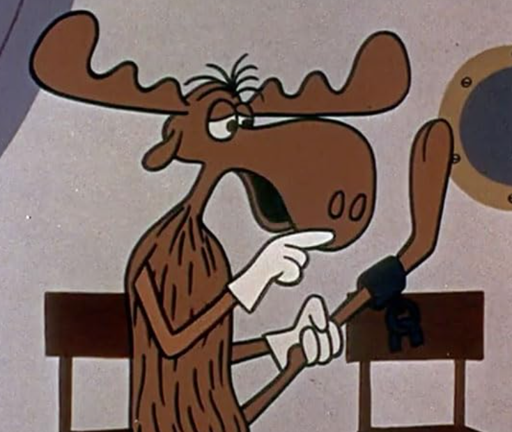 The 2nd of today's Universal Characters of the Day is Bullwinkle J. Moose from The Adventures of Rocky and Bullwinkle and Friends! 

#UniversaloftheDay #TheAdventuresofRockyandBullwinkleandFriends #RockyandBullwinkle #ClassicMedia #JayWard