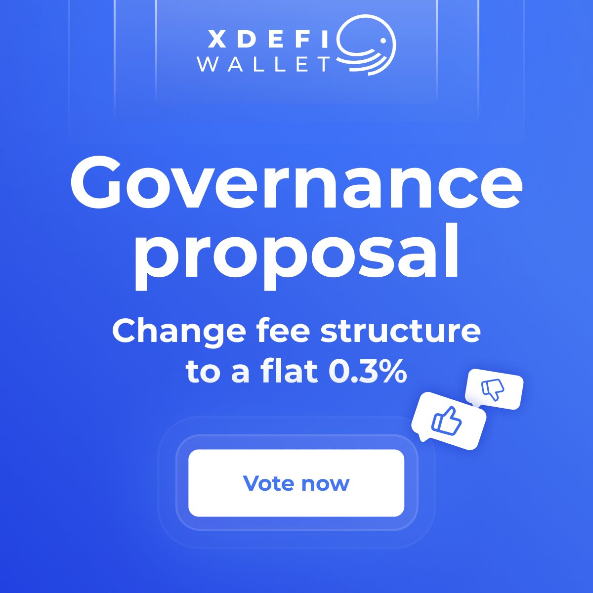 Ctrl_Wallet's tweet photo. ⚡ $XDEFI Governance Proposal ⚡

Understanding how fees work can be confusing. The community has proposed to simplify and reduce XDEFI swap and bridging fees.

💡Varying fees based on swap➡️flat 0.3%
Read more and vote at: https://t.co/7bFGMpIYV3