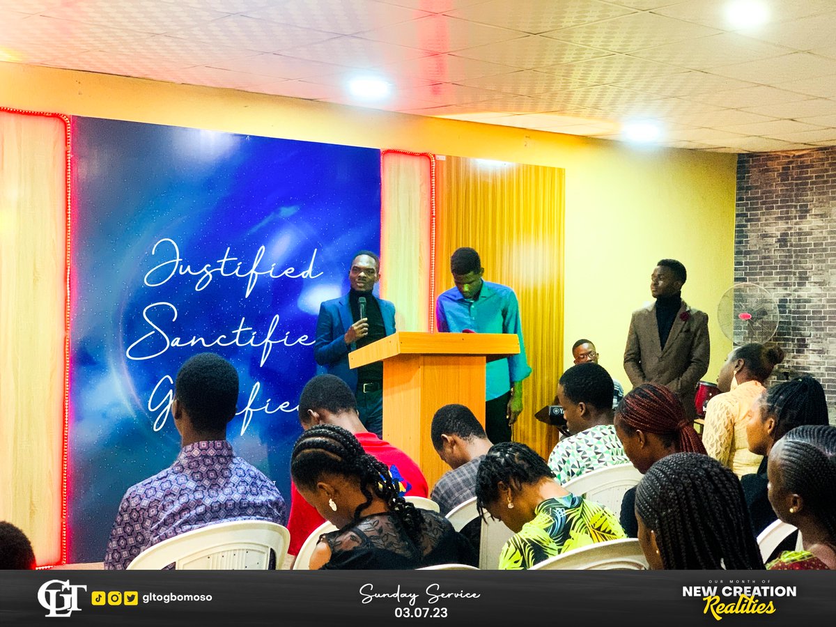 gltogbomoso's tweet photo. The moment you became a child of God,
Born again, you take on his identity and nature, you take on his name.
But he that is joined unto the Lord is one spirit. 1 Cor 6:17 (KJV)
#newcreationrealities #sundayservice #july #gltchurch #gltnation #gltogbomoso https://t.co/HHnAmqClEW