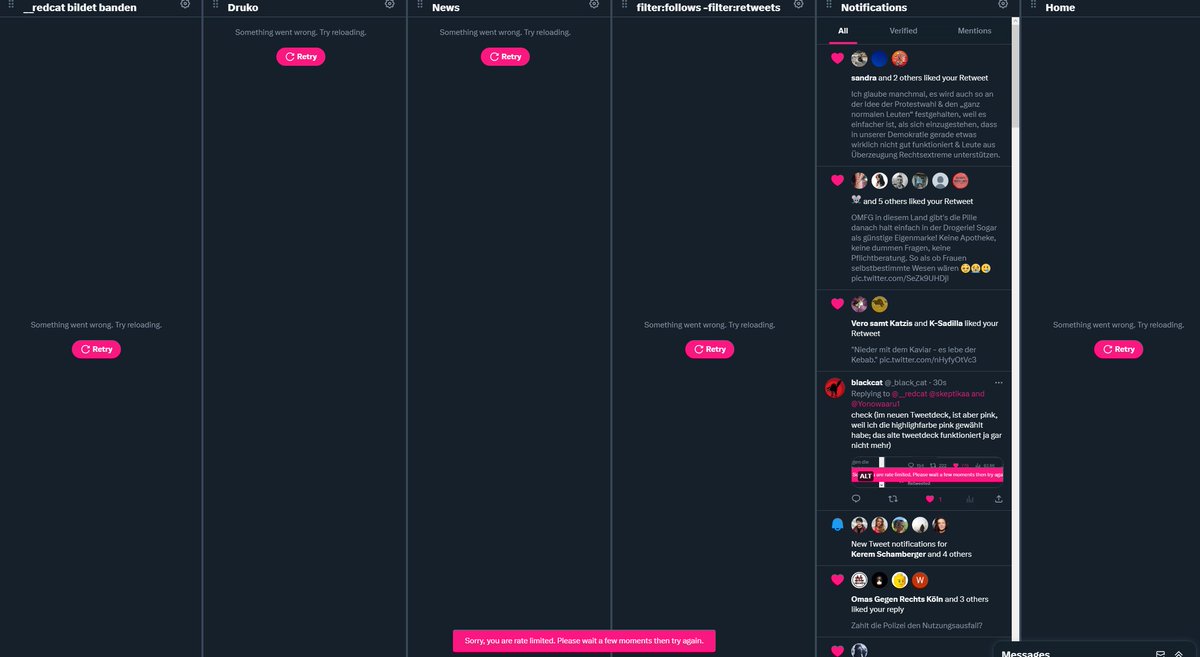 it is not better with the "new" #TweetDeck 
#RIPTwitter