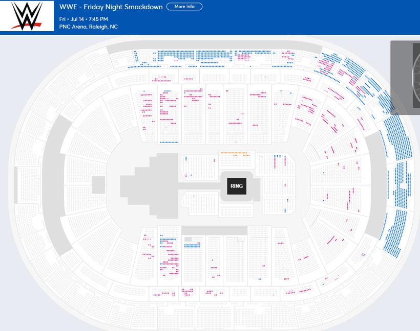 PNC Arena Seating Charts 